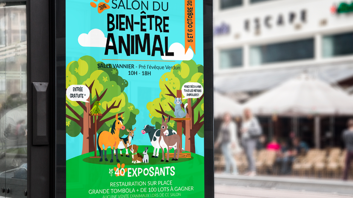 Salon Bien-être Animal — Identité Visuelle MAXDEV Nice